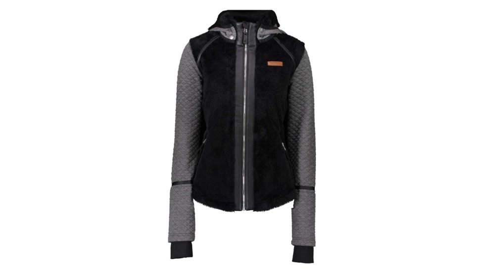Obermeyer Stella Fleece Jacket - Womens, Black, Large, 17035-BLACK-L