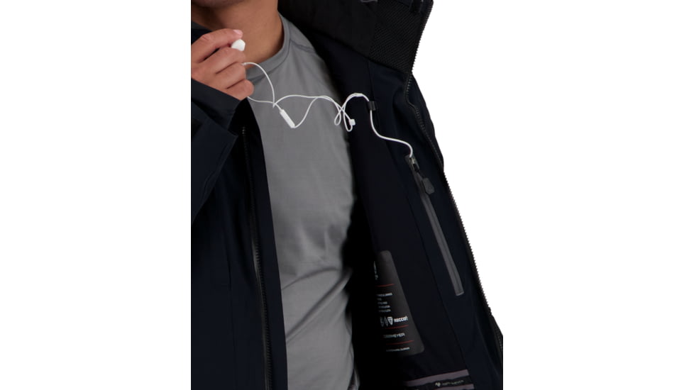 Obermeyer Stout Jacket - Mens, Black, 2XL, 21105-16009-2XL