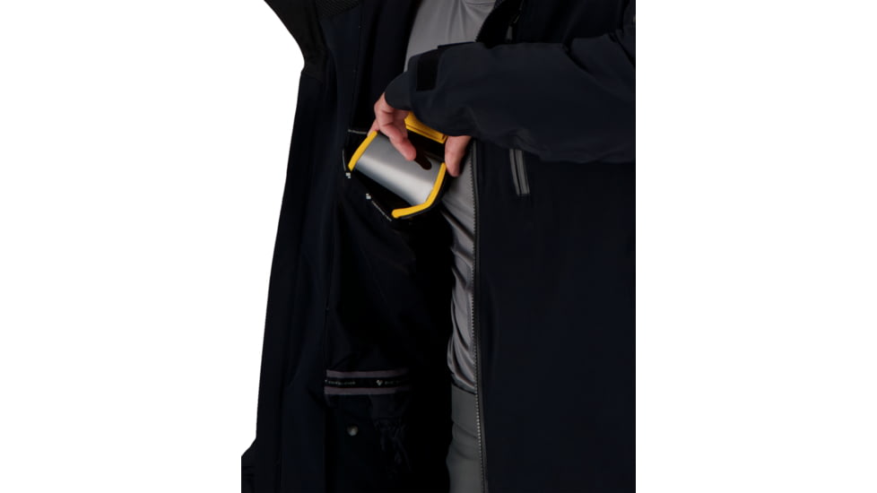 Obermeyer Stout Jacket - Mens, Black, 2XL, 21105-16009-2XL