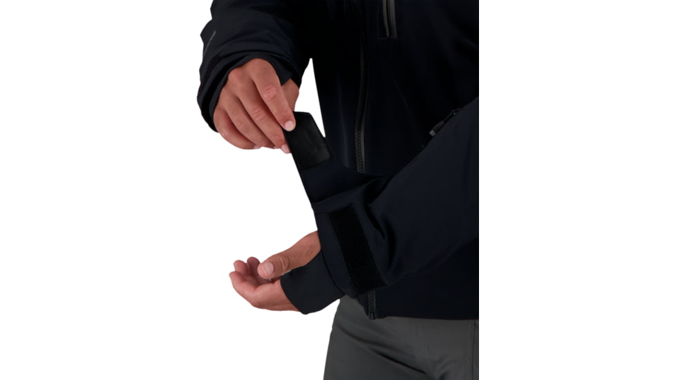 Obermeyer Stout Jacket - Mens, Black, 2XL, 21105-16009-2XL