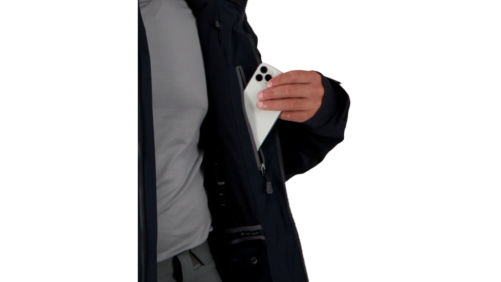 Obermeyer Stout Jacket - Mens, Black, 2XL, 21105-16009-2XL