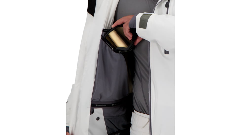 Obermeyer Stout Jacket - Mens, White, 2XL, 21105-16010-2XL