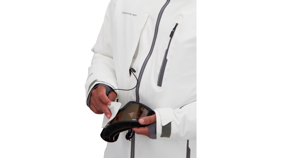 Obermeyer Stout Jacket - Mens, White, 2XL, 21105-16010-2XL