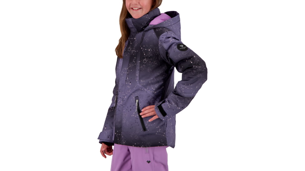 Obermeyer Taja Print Jacket - Girls, Stars Align, Medium, 31071-21177-M