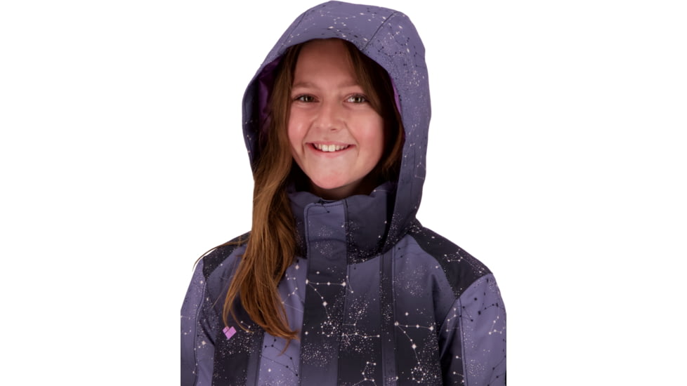 Obermeyer Taja Print Jacket - Girls, Stars Align, Medium, 31071-21177-M