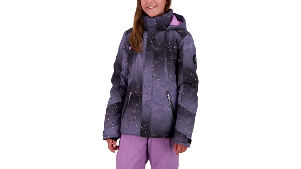 Obermeyer Taja Print Jacket - Girls, Stars Align, Medium, 31071-21177-M