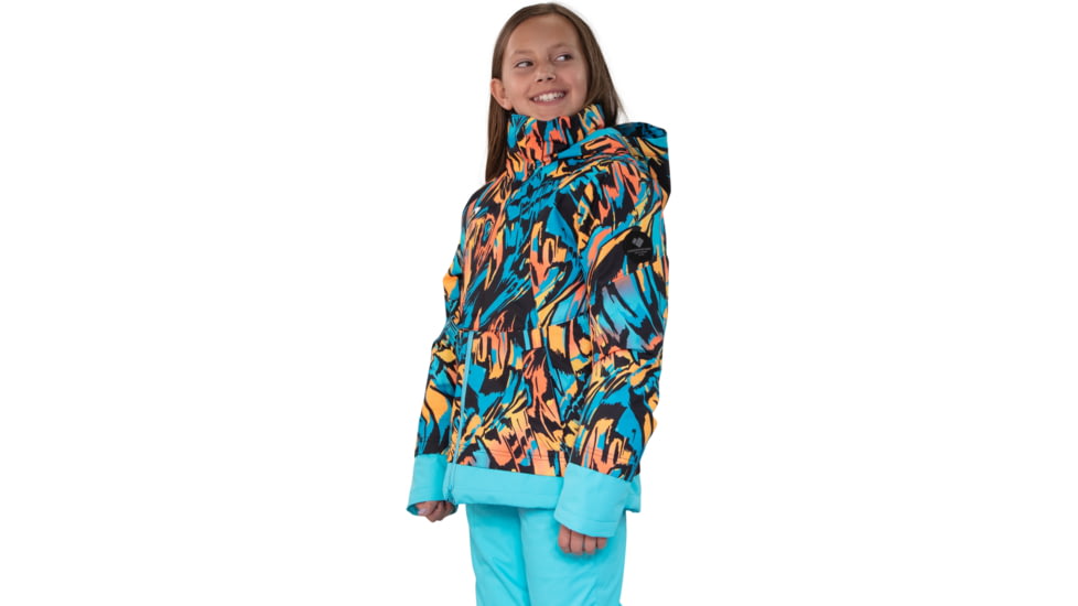 Obermeyer Taja Print Jacket - Girls, Small, Swirl-Wind, 31081-22125-S