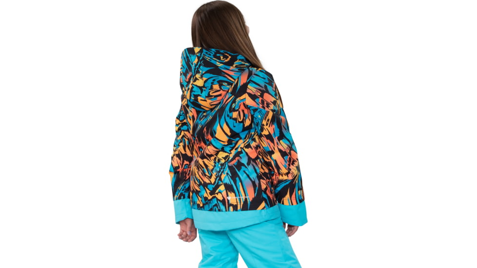 Obermeyer Taja Print Jacket - Girls, Small, Swirl-Wind, 31081-22125-S