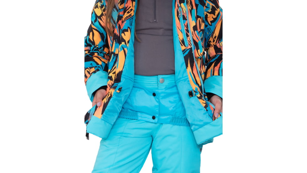 Obermeyer Taja Print Jacket - Girls, Small, Swirl-Wind, 31081-22125-S