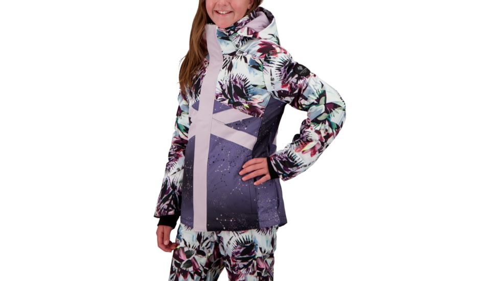 Obermeyer Taylor Jacket - Girls, Stars Align, Extra Small, 31072-21177-XS