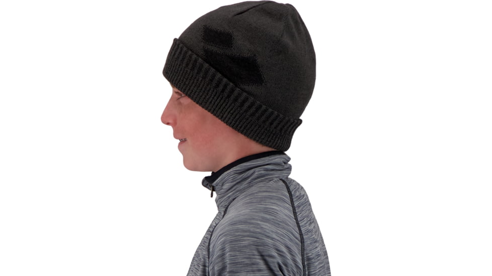Obermeyer TB Eugene Beanie - Boys, Coal, One Size, 48015-20004-ONE SIZE