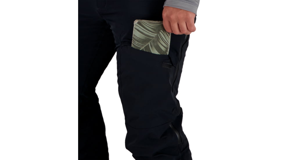 Obermeyer Theta Pant - Mens, Black, Large, 25039-16009-L