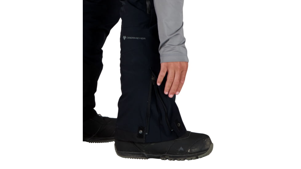 Obermeyer Theta Pant - Mens, Black, Large, 25039-16009-L