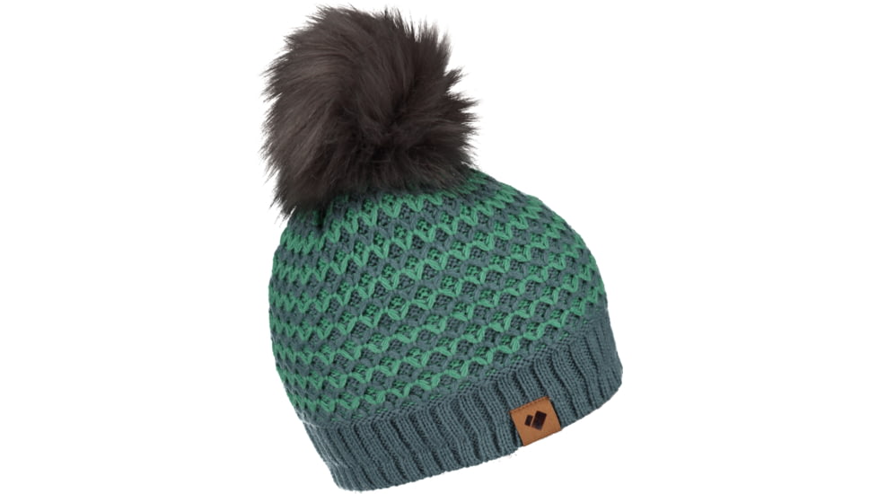 Obermeyer Tucson FF Pom Beanie - Girls, In Too Deep, One Size, 38016-21171-ONE SIZE