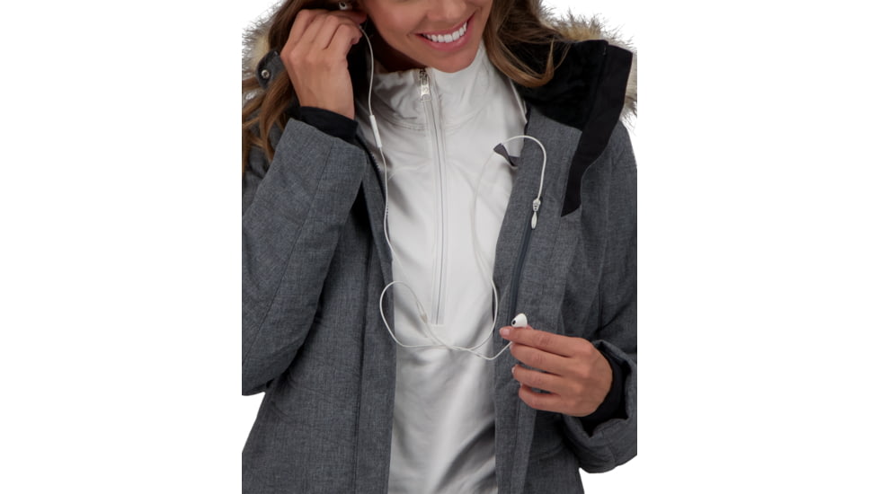 Obermeyer Tuscany II Jacket - Womens, Charcoal, 16, 11164-15006-16