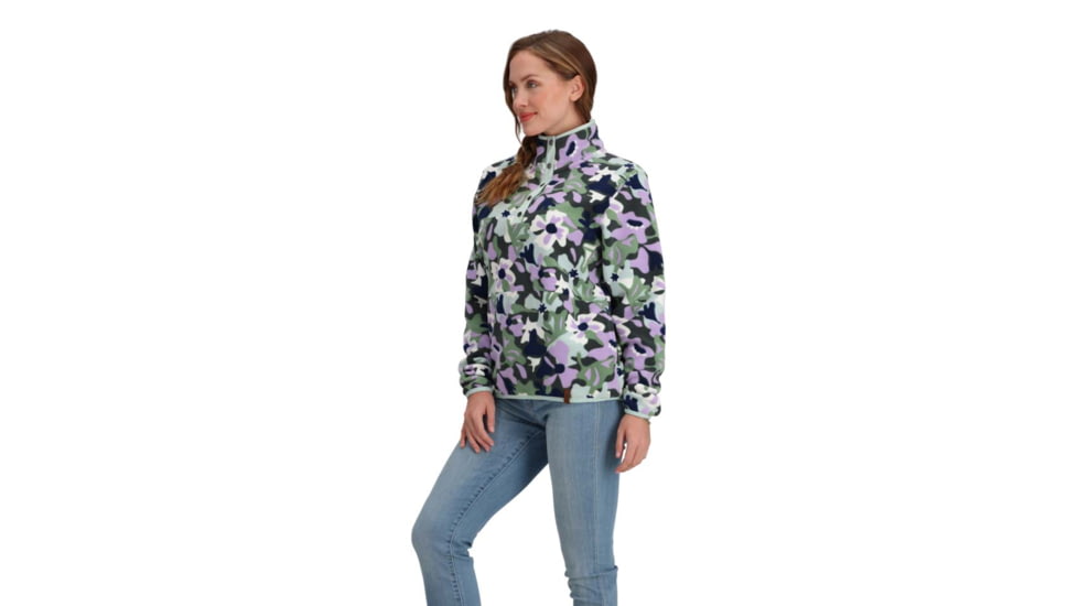 Obermeyer W Boulder Fleece - Womens, Hideout, Small, Regular, 17083-23178-S