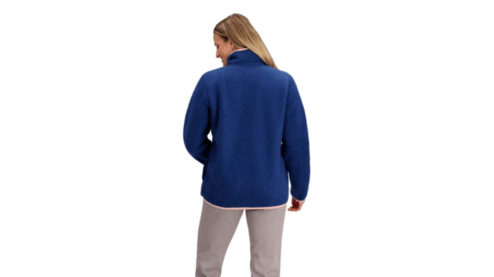 Obermeyer W Boulder Fleece - Womens, Navy, Small, Regular, 17083-20167-S