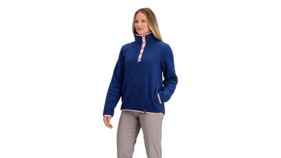 Obermeyer W Boulder Fleece - Womens, Navy, Small, Regular, 17083-20167-S
