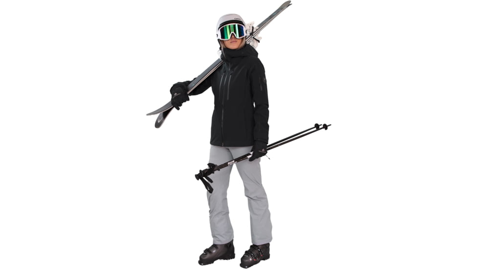 Obermeyer W Highlands Shell Jacket - Women's, 10 US, Regular, Black, 12006-16009-10