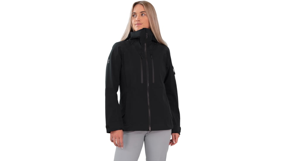 Obermeyer W Highlands Shell Jacket - Women's, 10 US, Regular, Black, 12006-16009-10