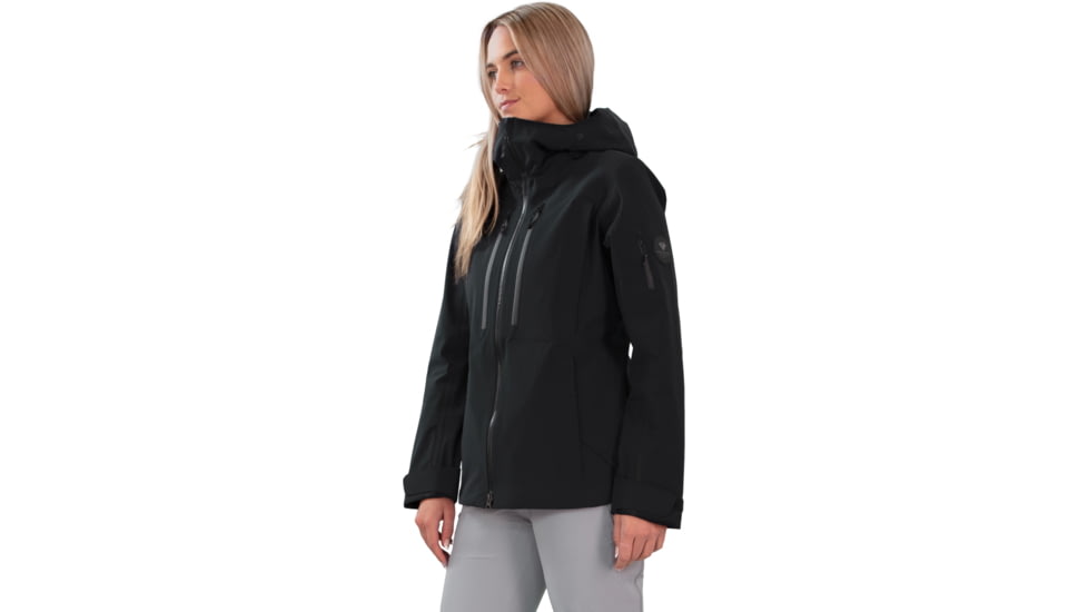 Obermeyer W Highlands Shell Jacket - Women's, 10 US, Regular, Black, 12006-16009-10
