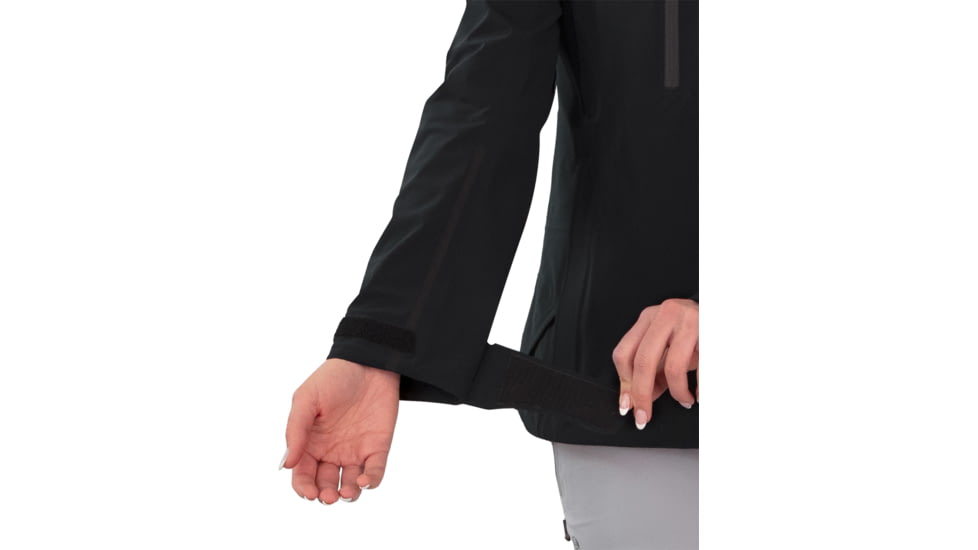 Obermeyer W Highlands Shell Jacket - Women's, 10 US, Regular, Black, 12006-16009-10