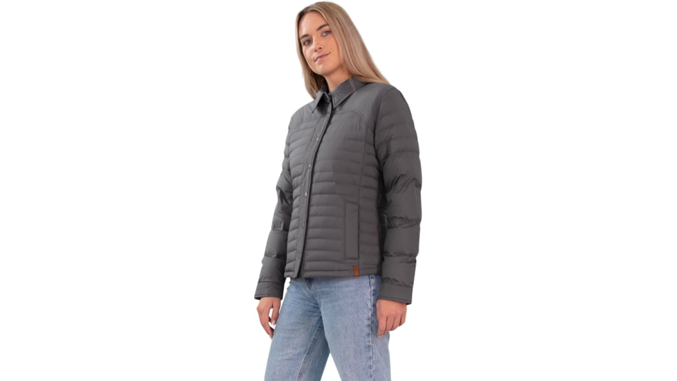 Obermeyer Willa Down Shirt - Women's, Small, Coal, 14062-20004-S