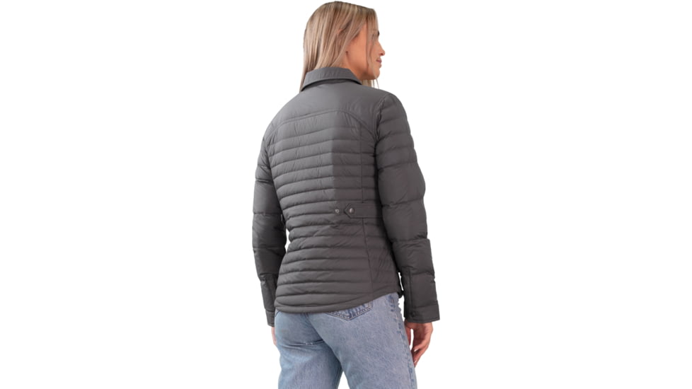 Obermeyer Willa Down Shirt - Women's, Small, Coal, 14062-20004-S
