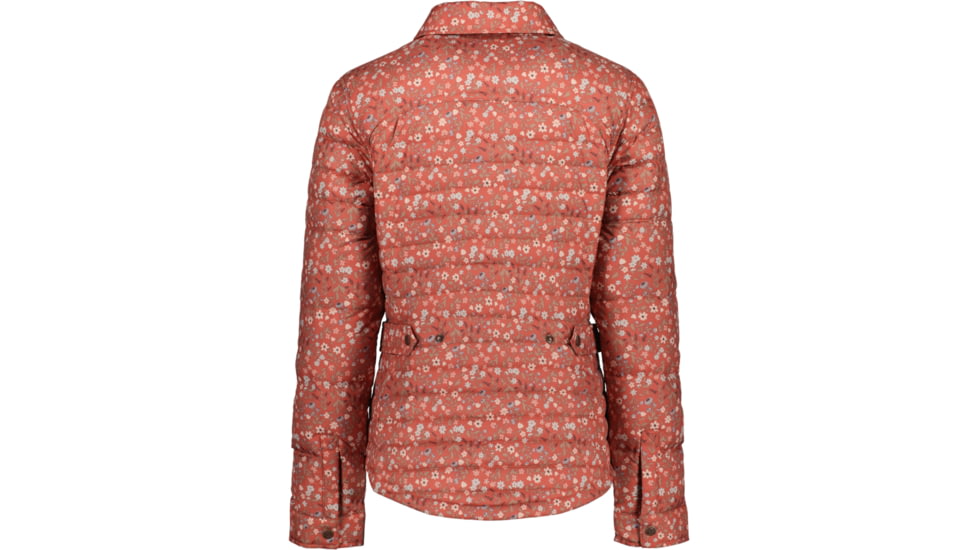 Obermeyer Willa Down Shirt - Women's, Extra Large, Rosewood Meadow, 14062-22147-XL