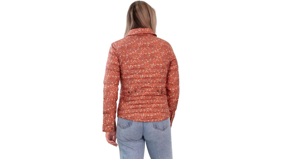 Obermeyer Willa Down Shirt - Women's, Extra Large, Rosewood Meadow, 14062-22147-XL