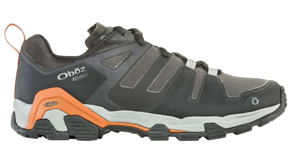 Oboz Arete Low B-DRY Hiking Shoes - Men's, Black/Copper, 8 US, 41501-Black/ Copper-8