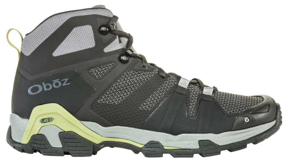 Oboz Arete Mid Hiking Shoes - Mens, Charcoal/Woodbine Green, 9 US, 42701-Char/Wo/Gre-9