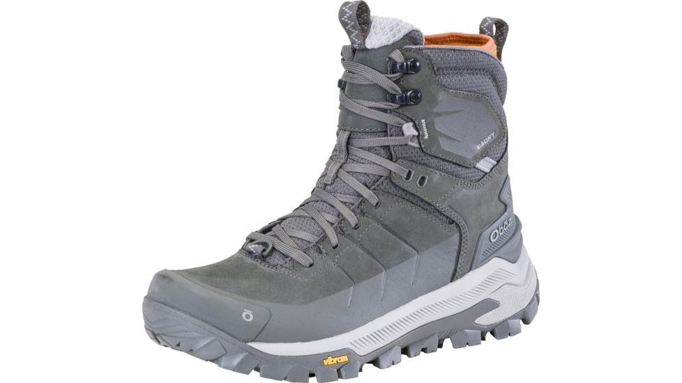 Oboz Bangtail Mid Insulated B-DRY Winter Boots - Mens, Medium, Charcoal, 10.5 US, 83501-102-10.5-Medium