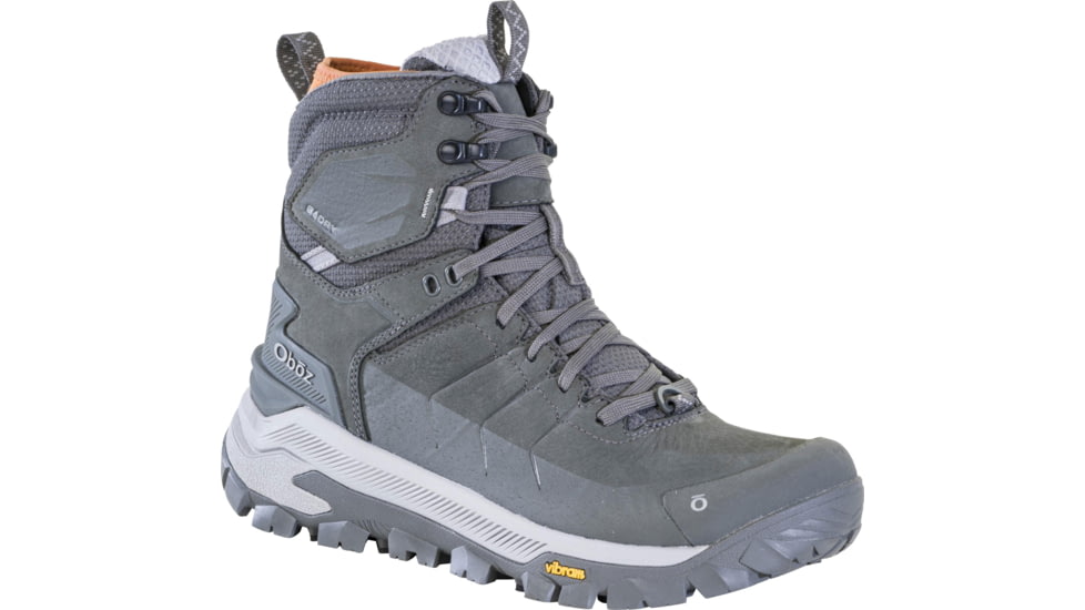 Oboz Bangtail Mid Insulated B-DRY Winter Boots - Mens, Medium, Charcoal, 10.5 US, 83501-102-10.5-Medium