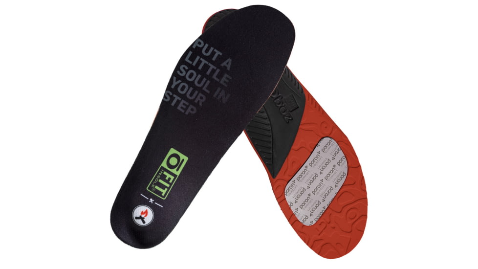 Oboz BFCT O Fit Insole Plus II, Green, Medium, 100006-Green-Medium-M