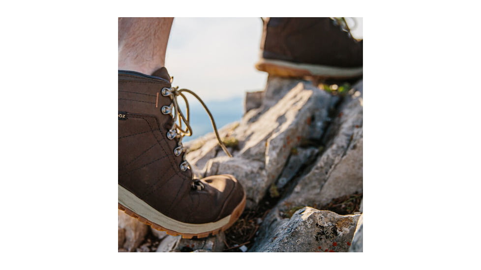 Oboz Bozeman Mid Leather Casual Shoes - Mens, Bark, 8, 75101-BARK-8