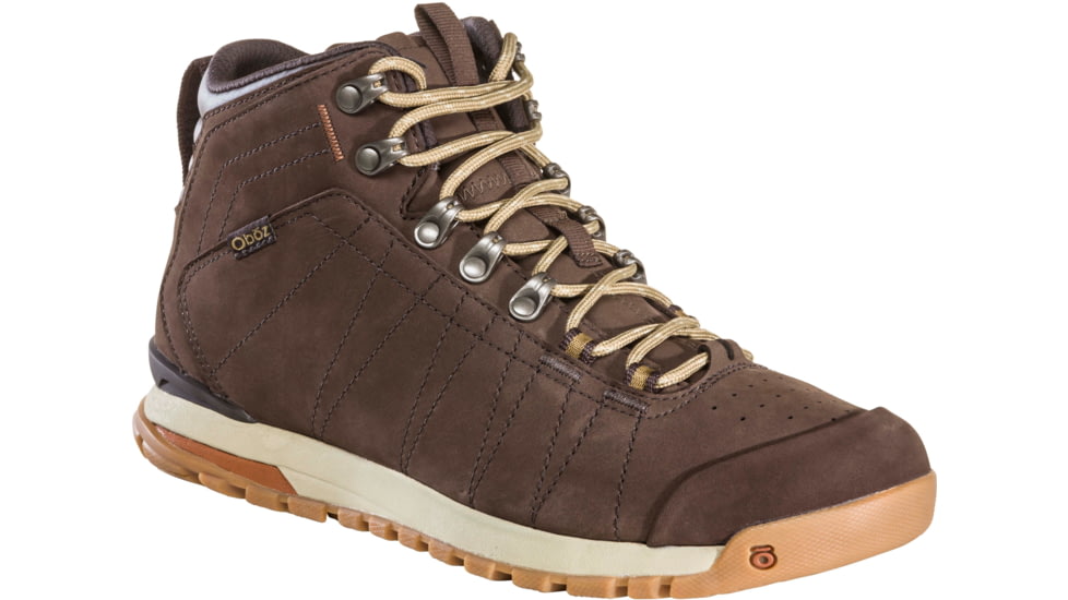 Oboz Bozeman Mid Leather Casual Shoes - Mens, Bark, 11 US, Medium, 75101-Bark-Medium-11