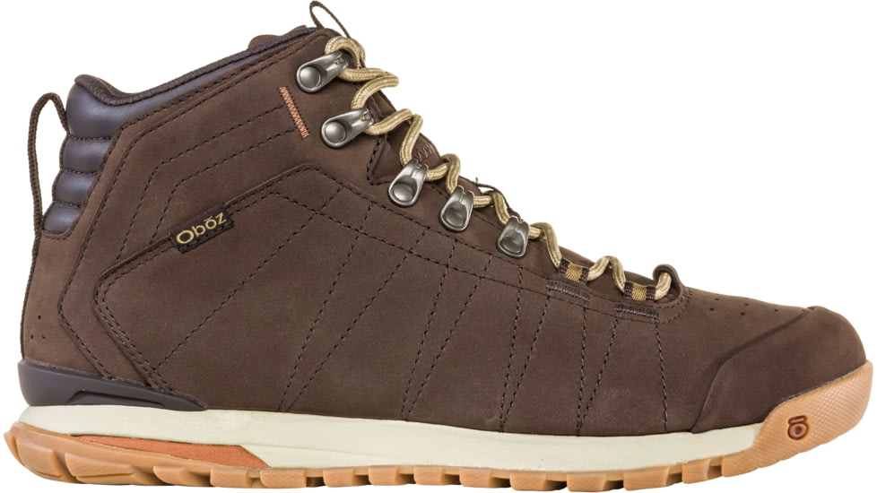 Oboz Bozeman Mid Leather Casual Shoes - Men's, Bark, 9, 75101-Bark-9-Medium