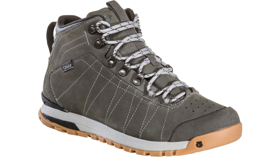 Oboz Bozeman Mid Leather Casual Shoes - Mens, Charcoal, 12 US, Medium, 75101-Charcoal-Medium-12