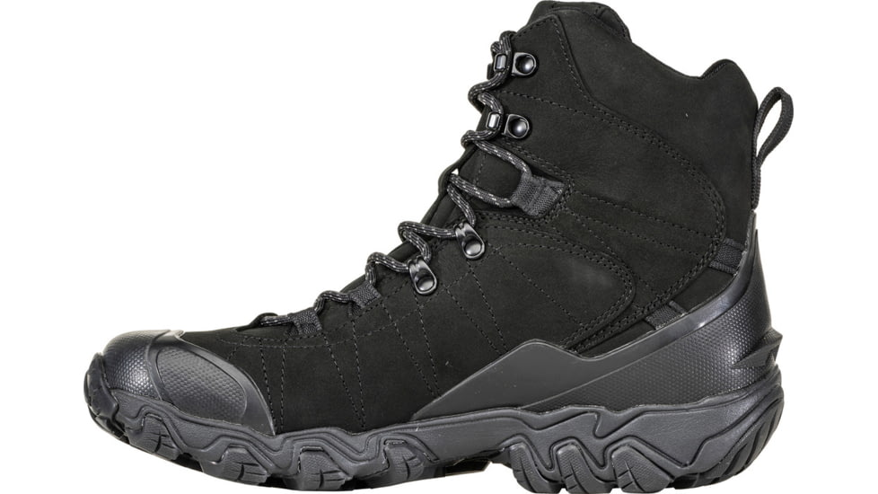 Oboz Bridger 8in Insulated B-DRY Winter Shoes - Mens, Black Sea, 10.5, 82001-BlkS-M-10.5