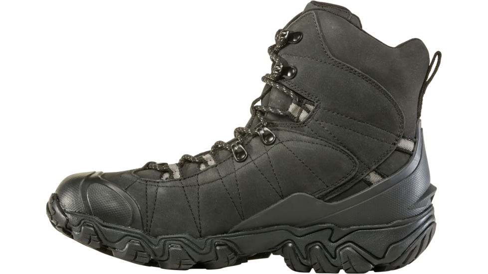 Oboz Bridger 8in Insulated B-DRY Winter Shoes - Mens, Midnight Black, 8, Medium, 82001-Midnight Black-M-8