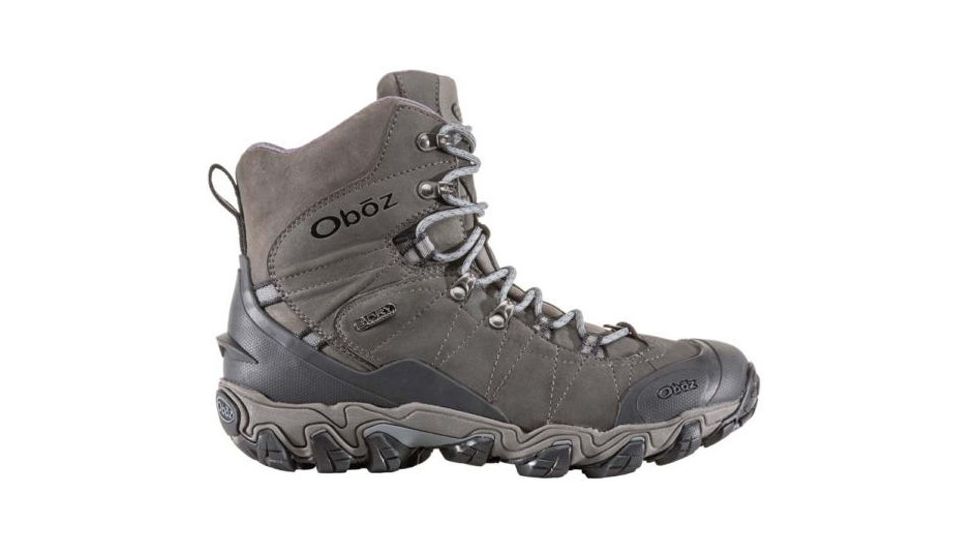 Oboz Bridger Insulated 8 Inch B-Dry - Mens, Dark Shadow, Medium, 10, 82001-DS-M-10