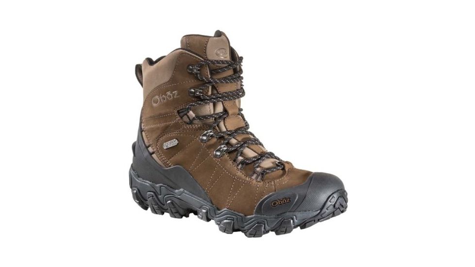 Oboz Bridger Insulated 8 Inch B-Dry - Mens, Walnut, Medium, 10, 82001-Walnut-Medium-10