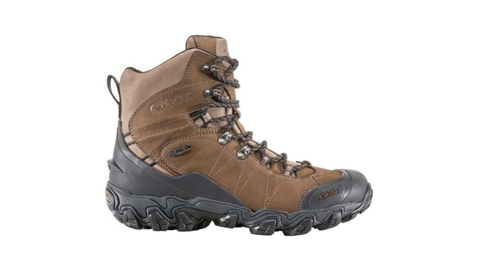 Oboz Bridger Insulated 8 Inch B-Dry - Mens, Walnut, Medium, 10, 82001-Walnut-Medium-10