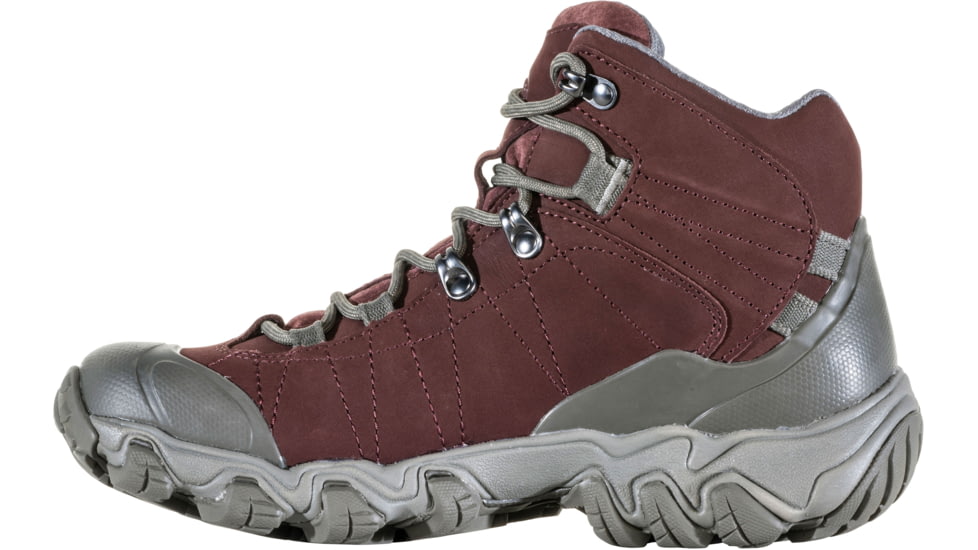 Oboz Bridger Mid B-Dry Hiking Boots - Womens, Port, 7.5, 22102-Port-Medium-7.5