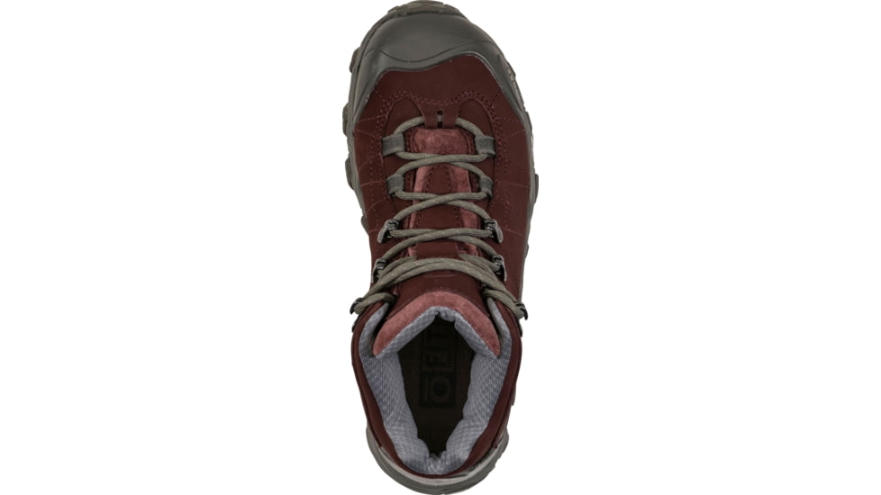 Oboz Bridger Mid B-Dry Hiking Boots - Womens, Port, 7.5, 22102-Port-Medium-7.5