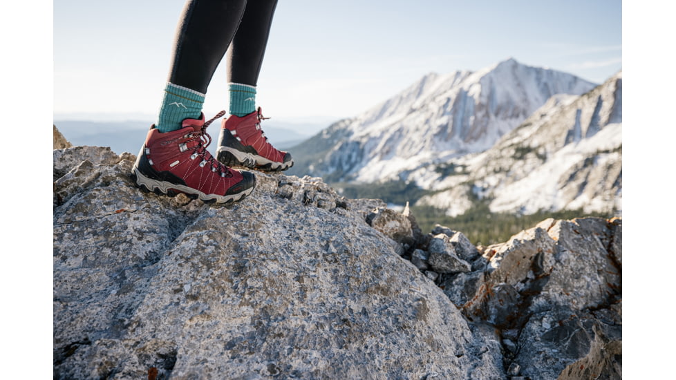 Oboz Bridger Mid B-Dry Hiking Boots - Womens, Port, 7.5, 22102-Port-Medium-7.5