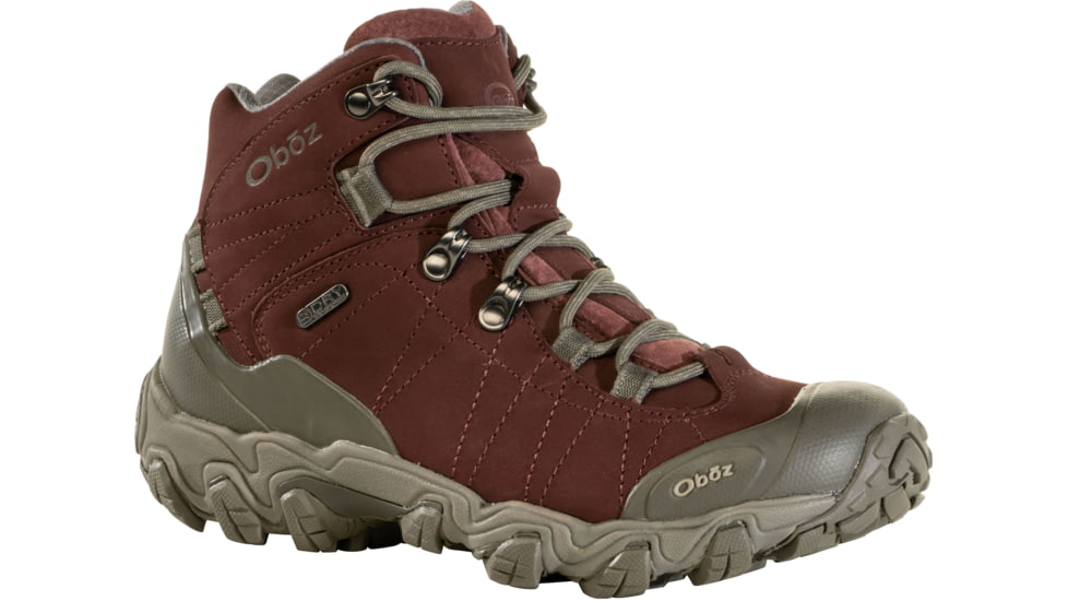 Oboz Bridger Mid B-Dry Hiking Boots - Women's, Port, 7.5, 22102-Port-M-7.5