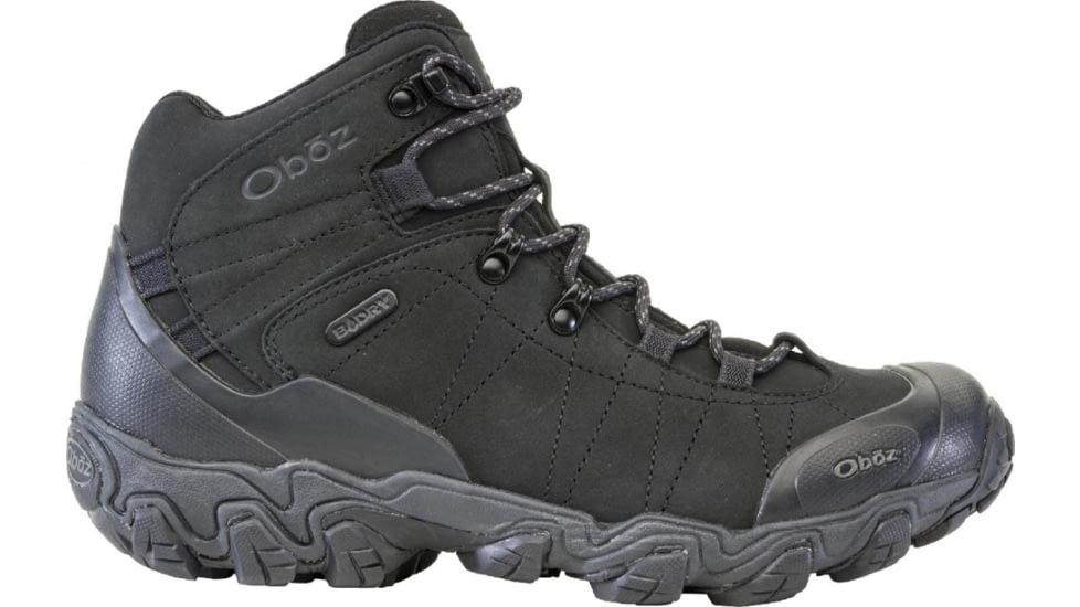 Oboz Bridger Mid B-DRY Hiking Shoes - Mens, Wide, Black Sea, 10.5, 22101-189-10.5-Wide