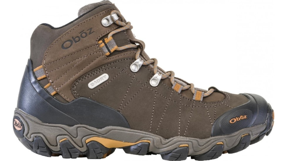 Oboz Bridger Mid B-DRY Hiking Shoes - Mens, Wide, Sudan, 7, 22101-229-7-Wide